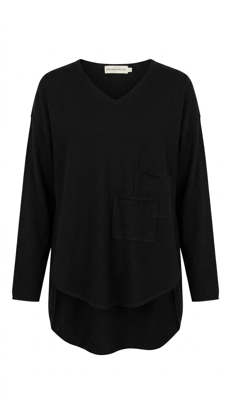 Light Knit with front feature pocket