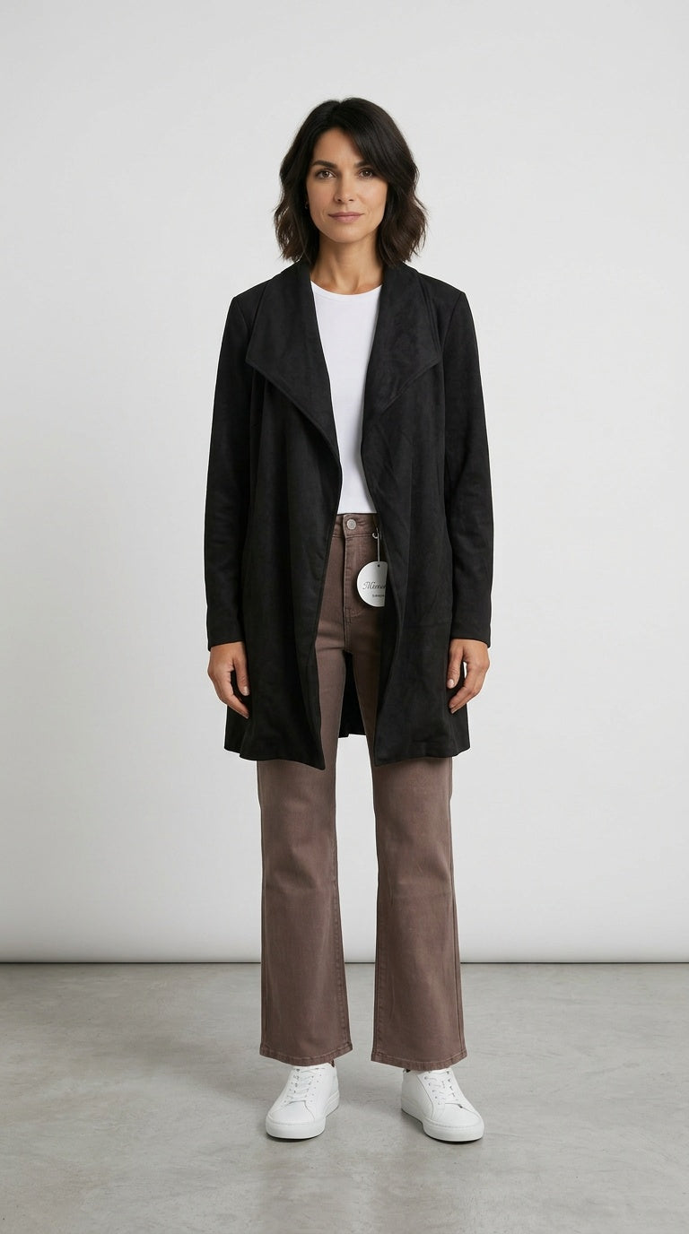 Suede Look Jacket.