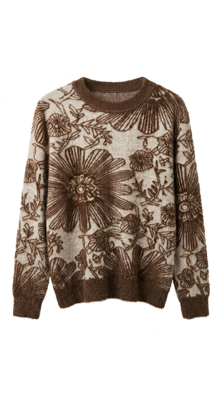 Fluffy Knitted Jumper