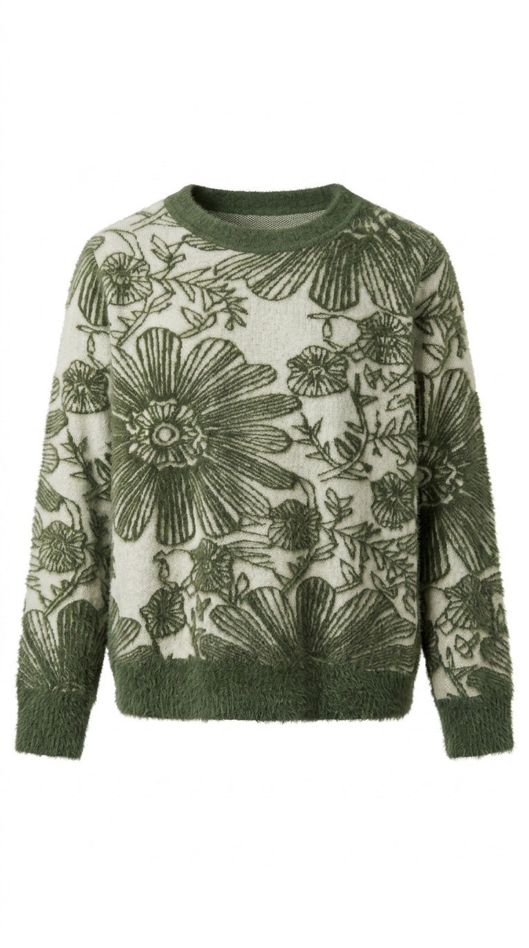Fluffy Knitted Jumper