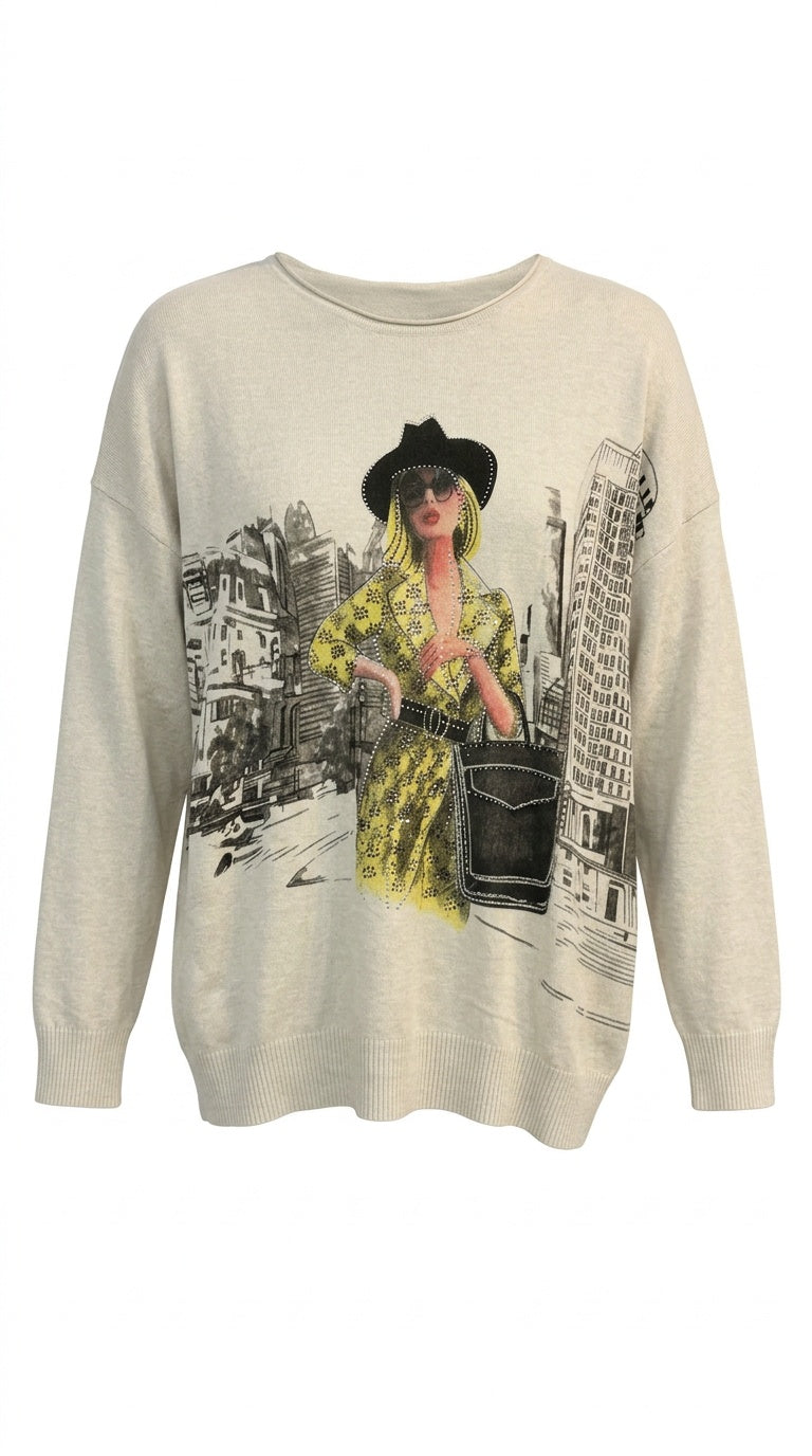 Sparkly Knitted Jumper