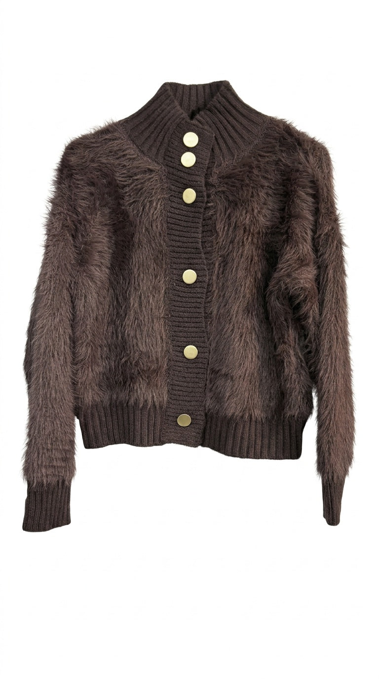 Fluffy cardigan