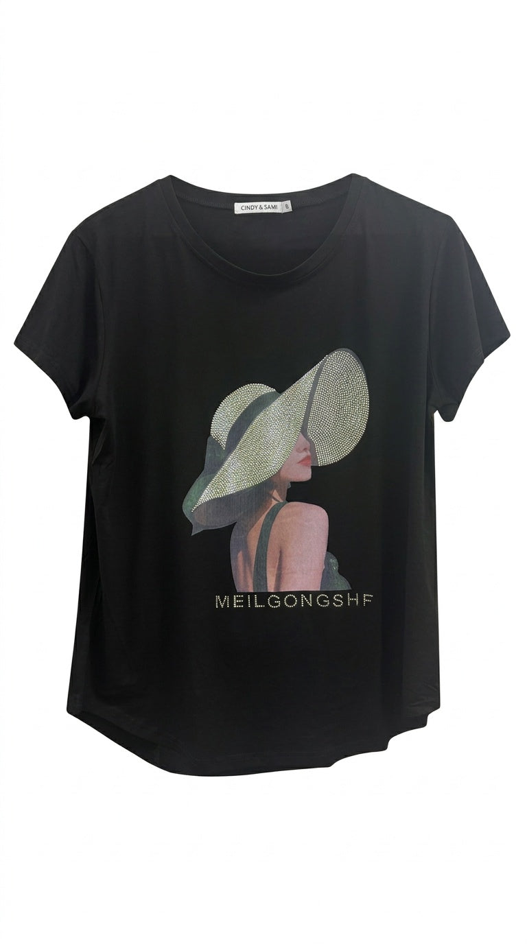 Short Sleeve sparkly Tee