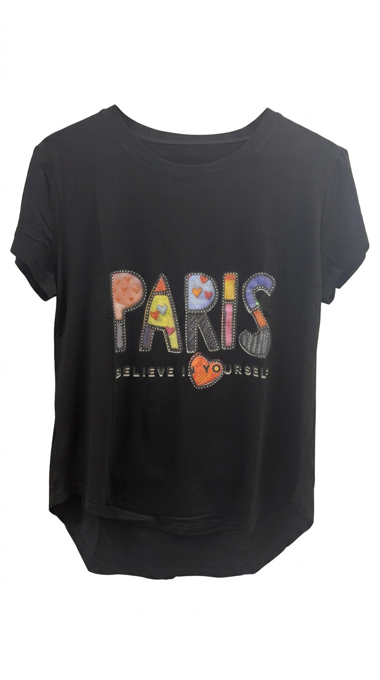 Short Sleeve Sparkly Tee