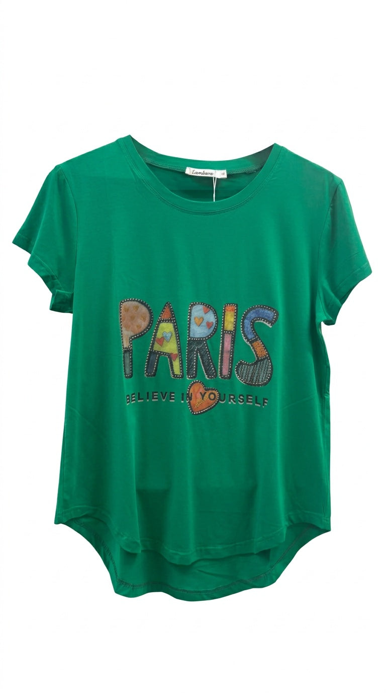 Short Sleeve Sparkly Tee