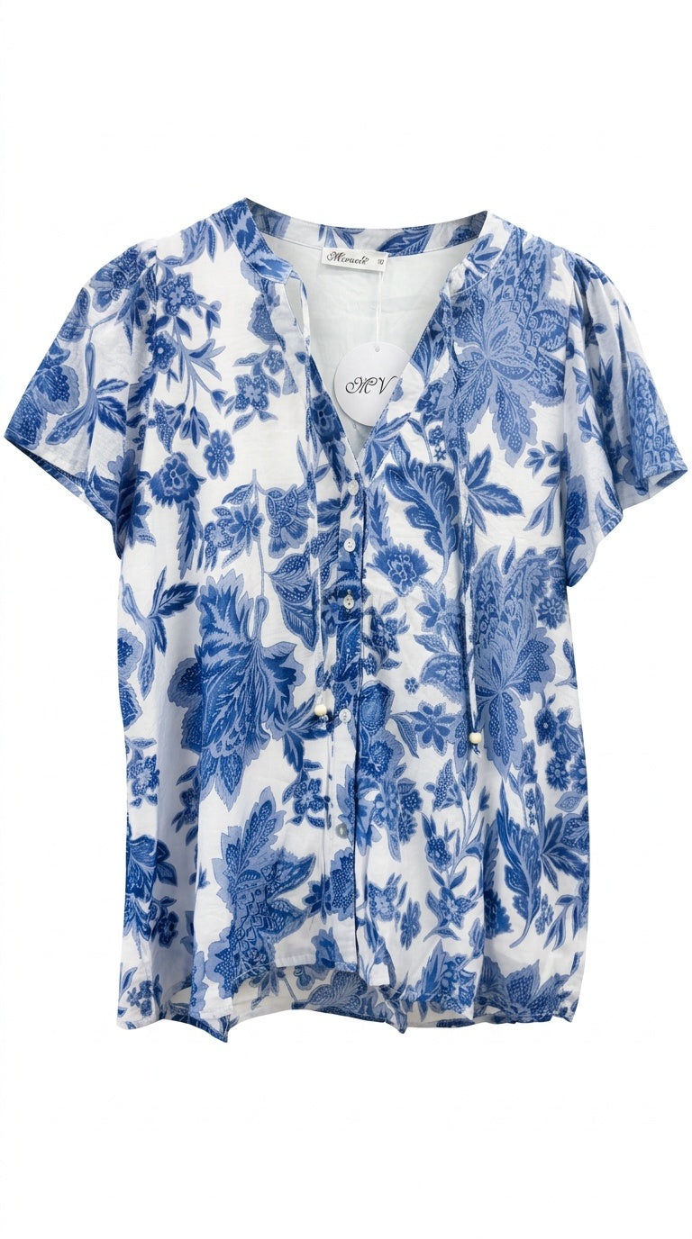 printed cotton shirt
