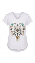Short sleeve sparkly TEE