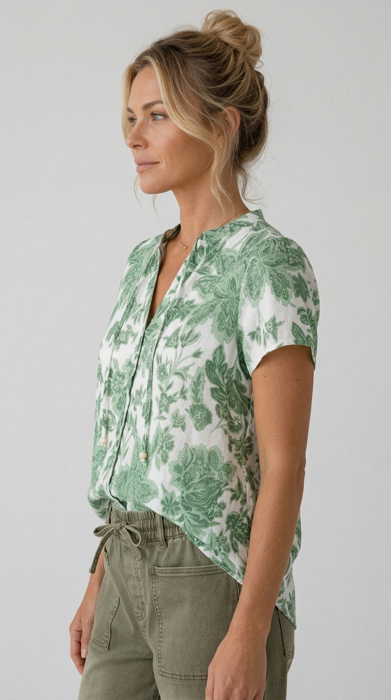 printed cotton shirt