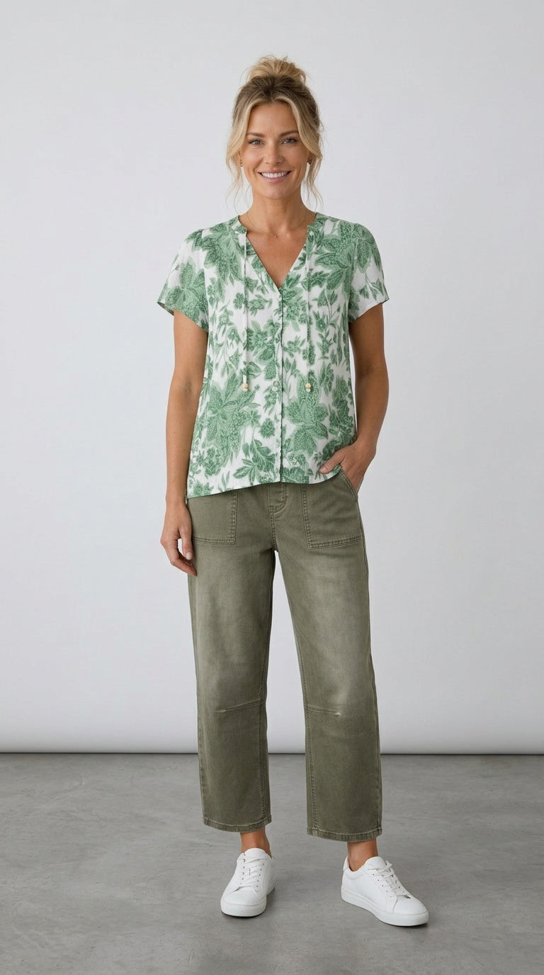 printed cotton shirt