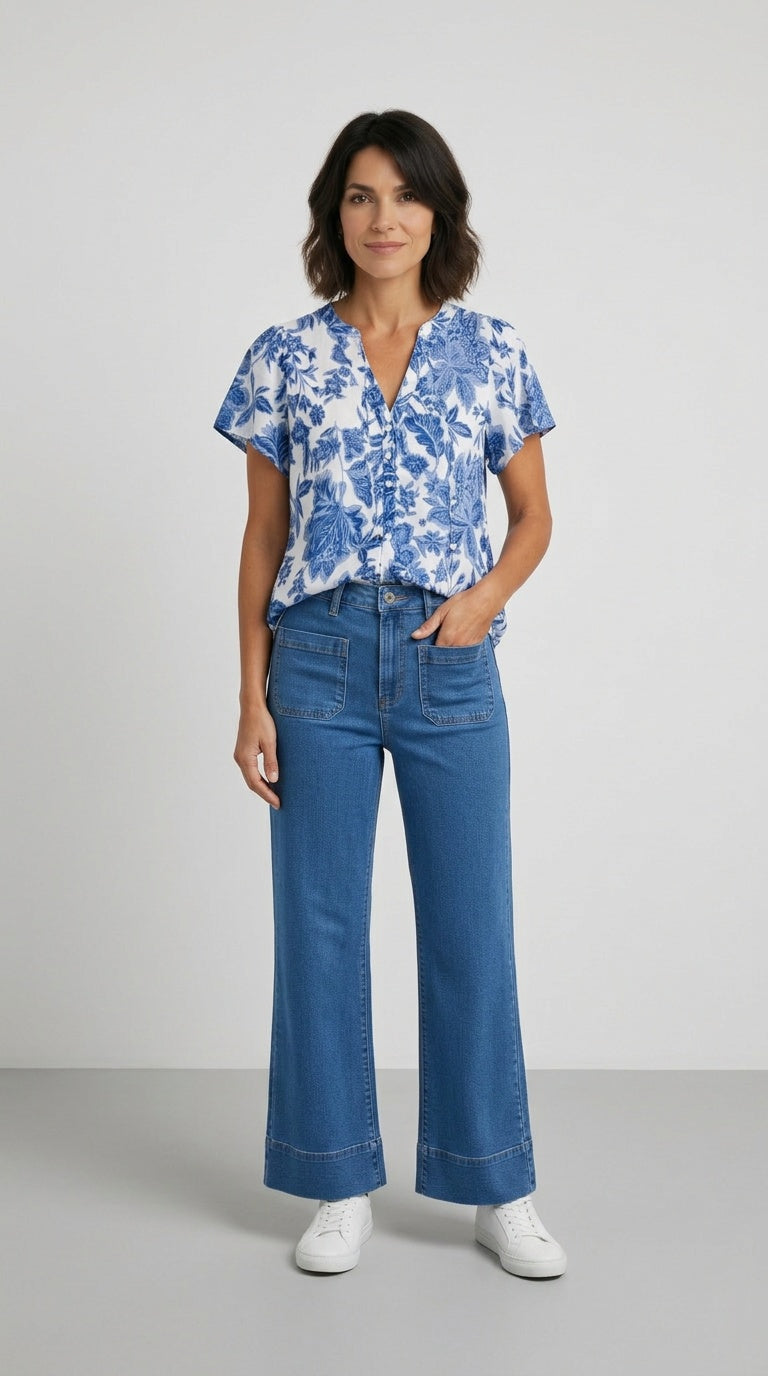 printed cotton shirt