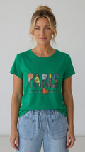 Short Sleeve Sparkly Tee