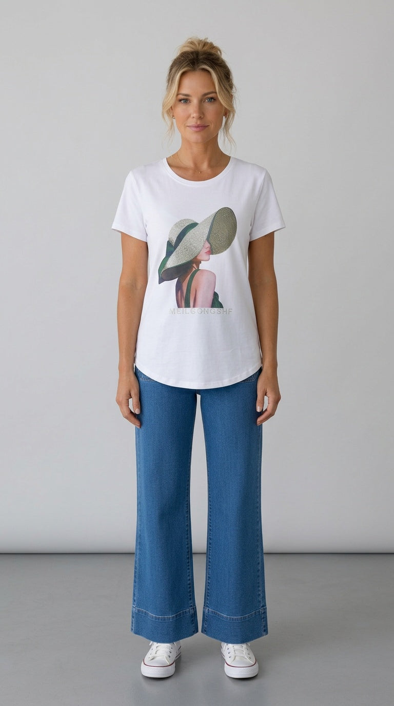 Short Sleeve sparkly Tee
