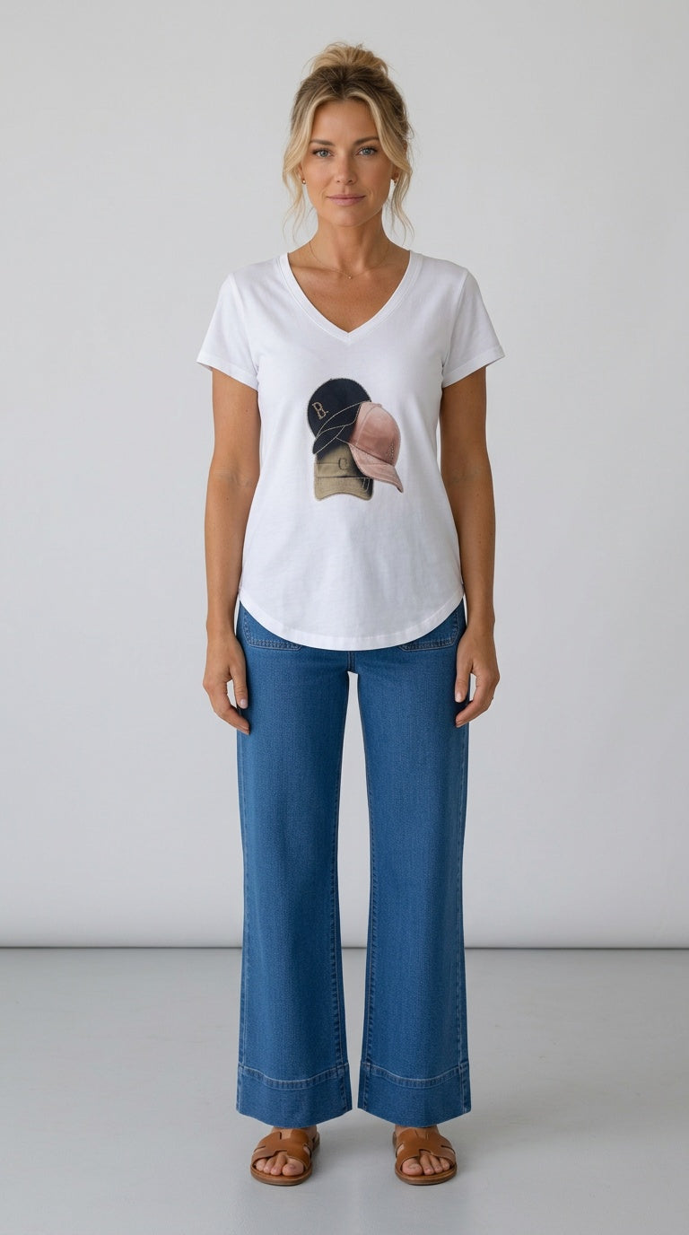 Short Sleeve Sparkly Tee