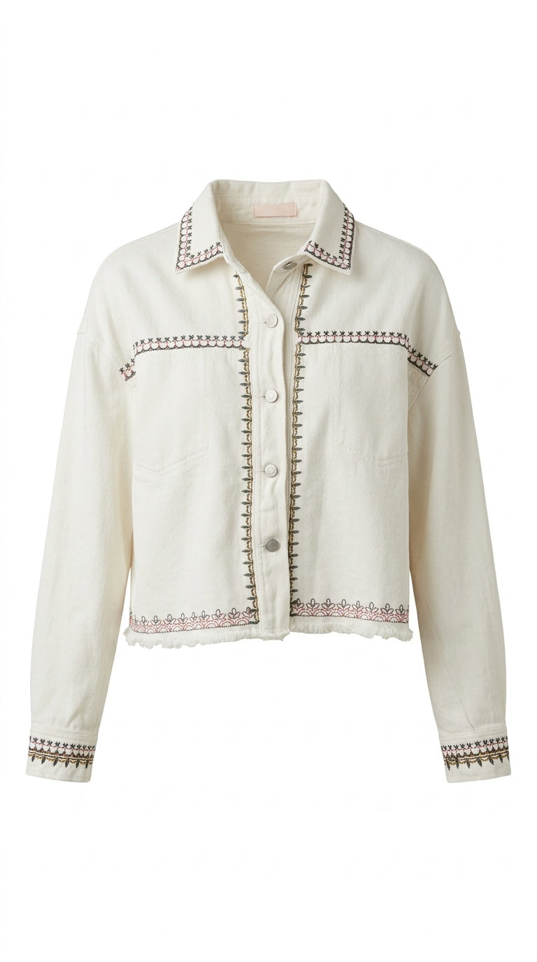 White Denim Jacket