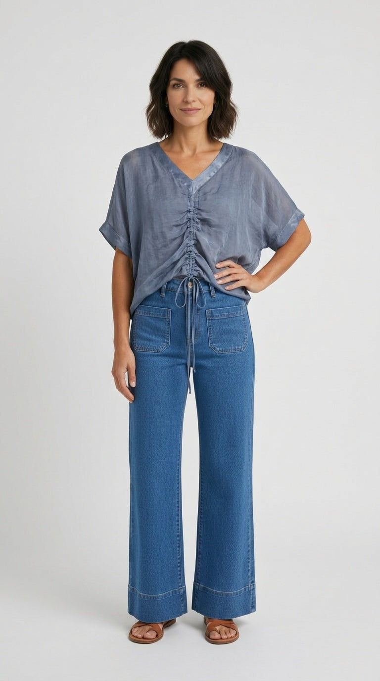 Boho Blouse Blue